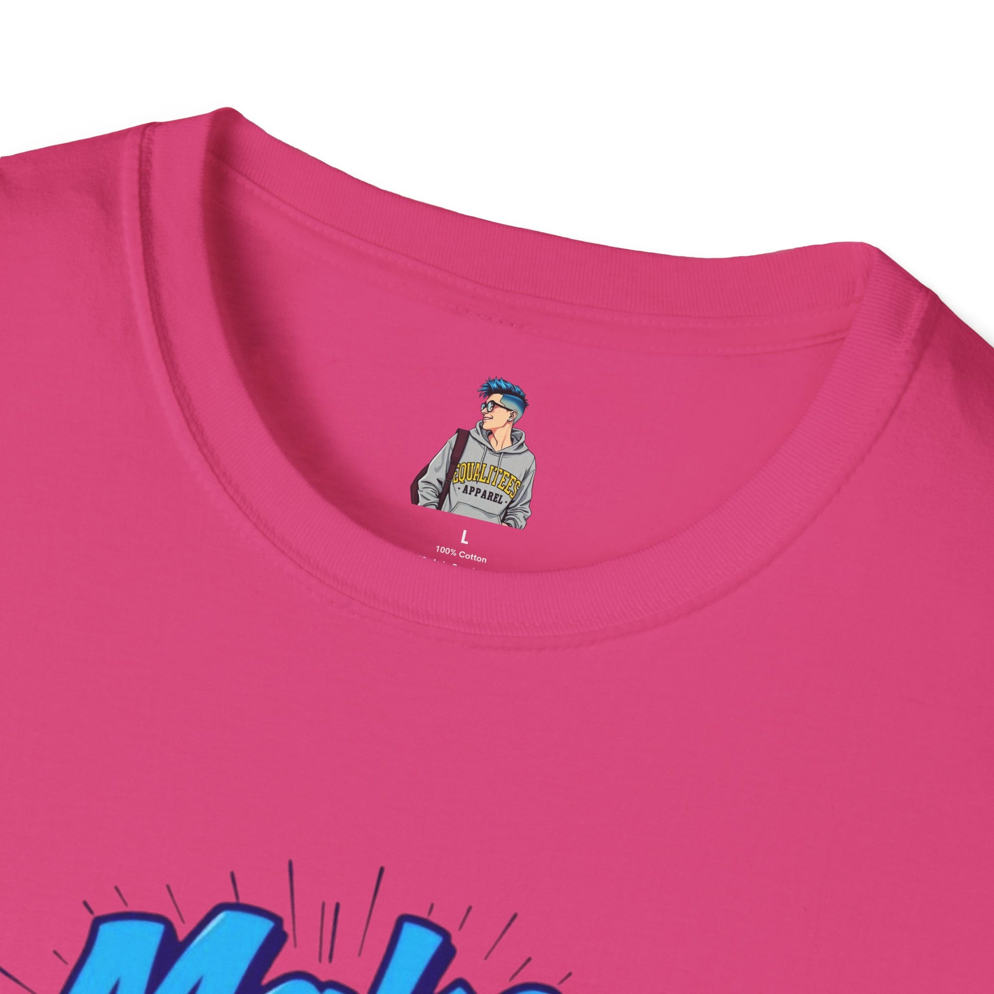 Make Good Trouble Blue Graphic Unisex T-Shirt - Fun & Bold Design for Everyday Wear
