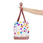 Falling Hearts Tote Bag