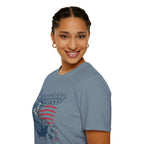 Democracy First T-Shirt | Unisex Softstyle Tee for Equality & Justice