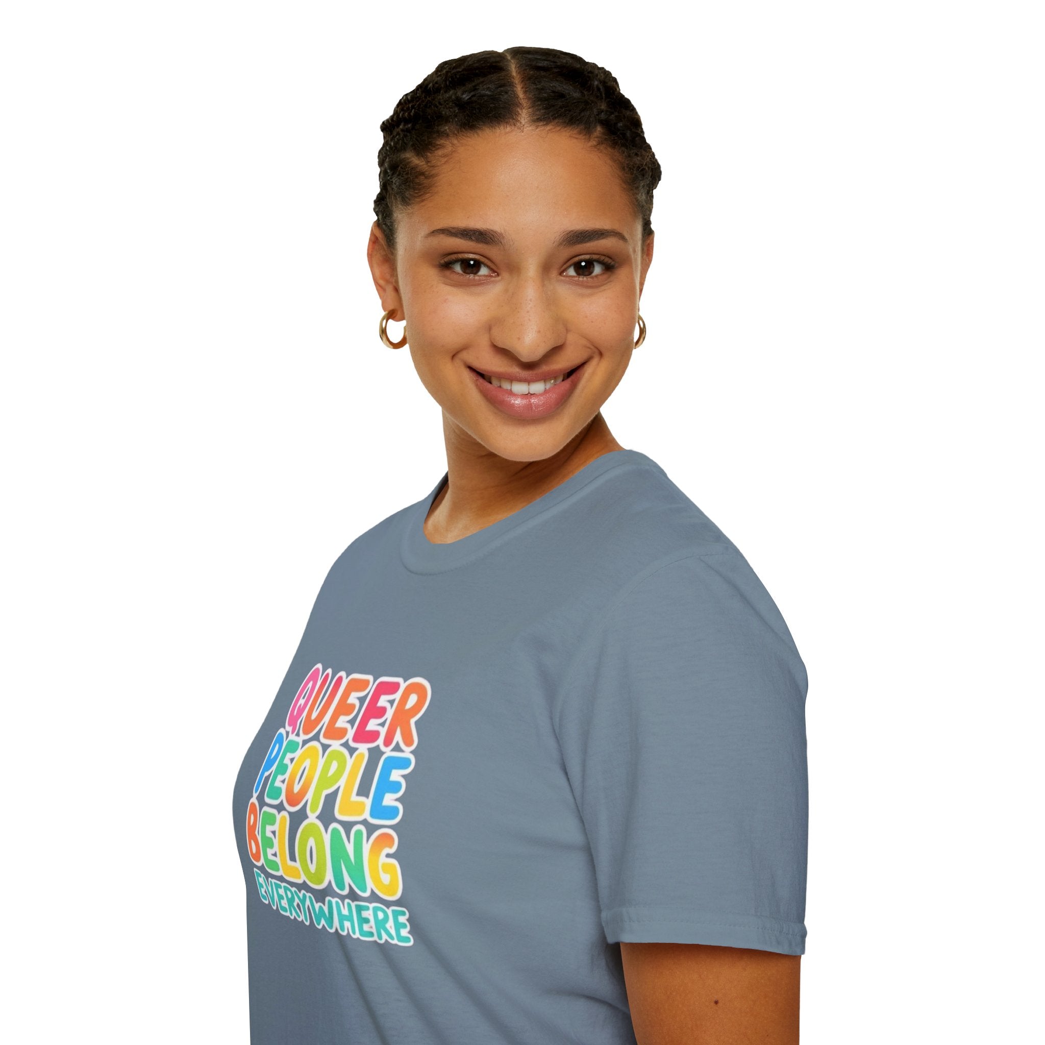 QUEER PEOPLE BELONG EVERYWHERE T-Shirt