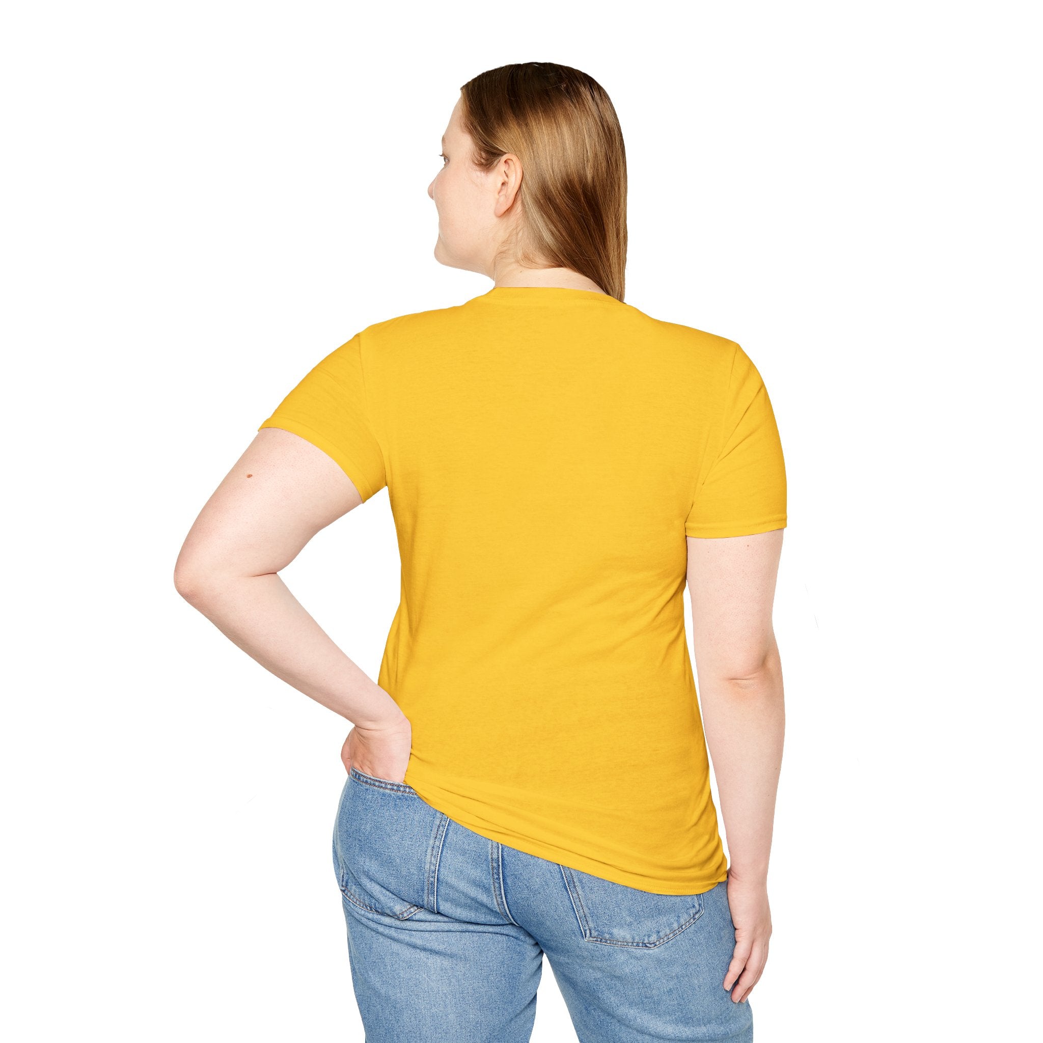 Unisex Softstyle T-Shirt with Eye Roll Emoji | Casual Graphic Tee for Everyday Humor