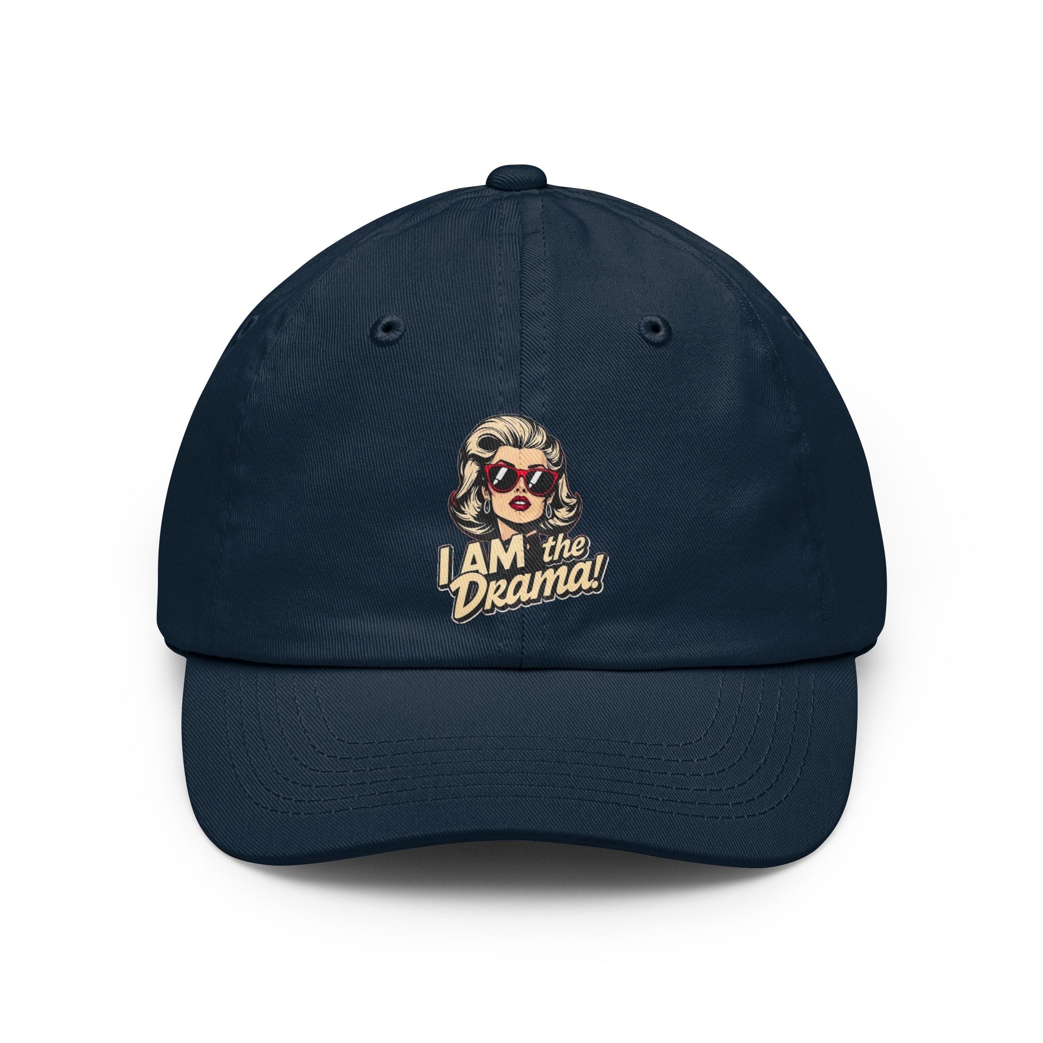 "I Am the Drama" Retro Pop Art Cap
