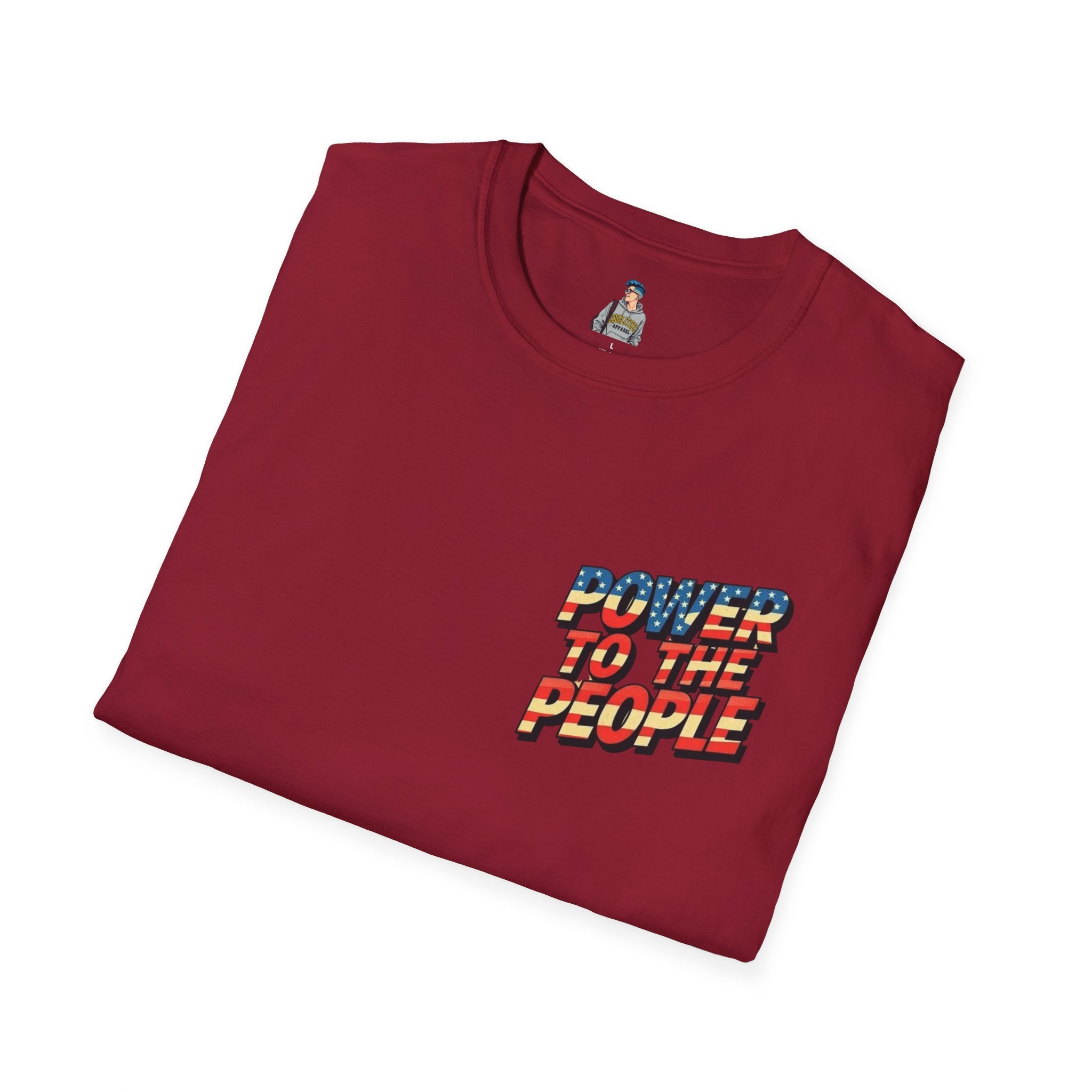 Power to the People Unisex Softstyle T-Shirt Classic Protest Tee