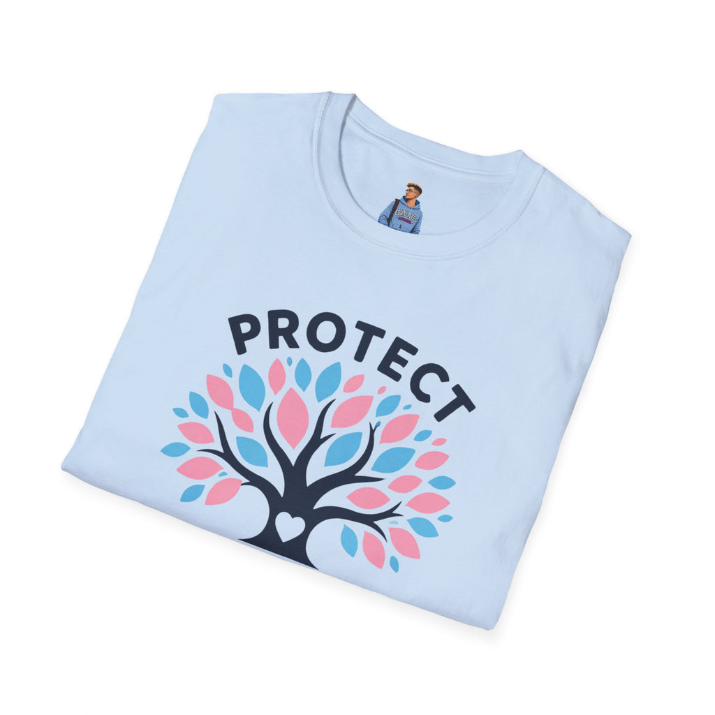Protect Trans Kids Pride Tree Las Vegas T-Shirt