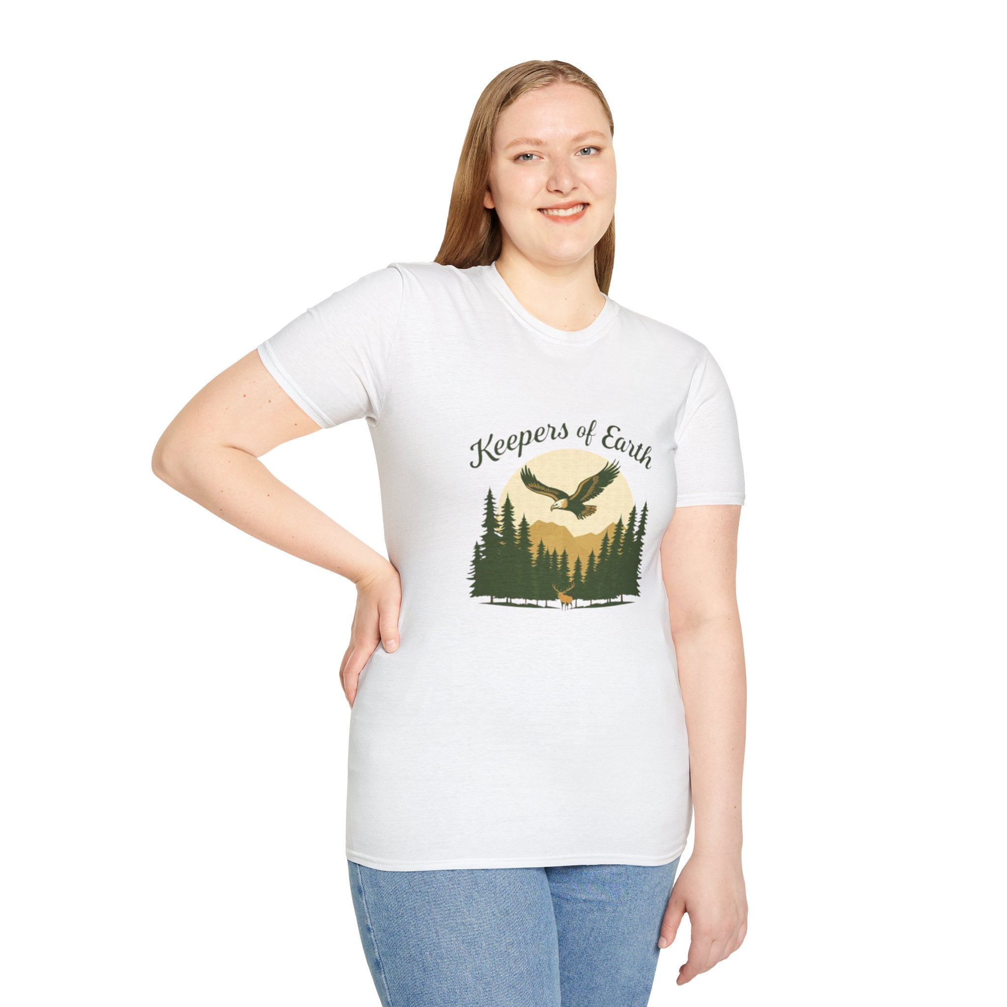 Keepers of the Earth Eagle and Elk T-shirt