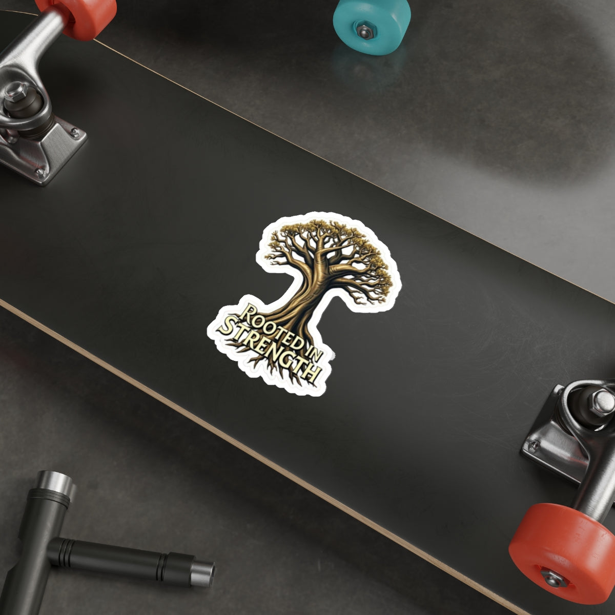 Die-Cut Stickers -  Rooted in Strength Baobab Tree