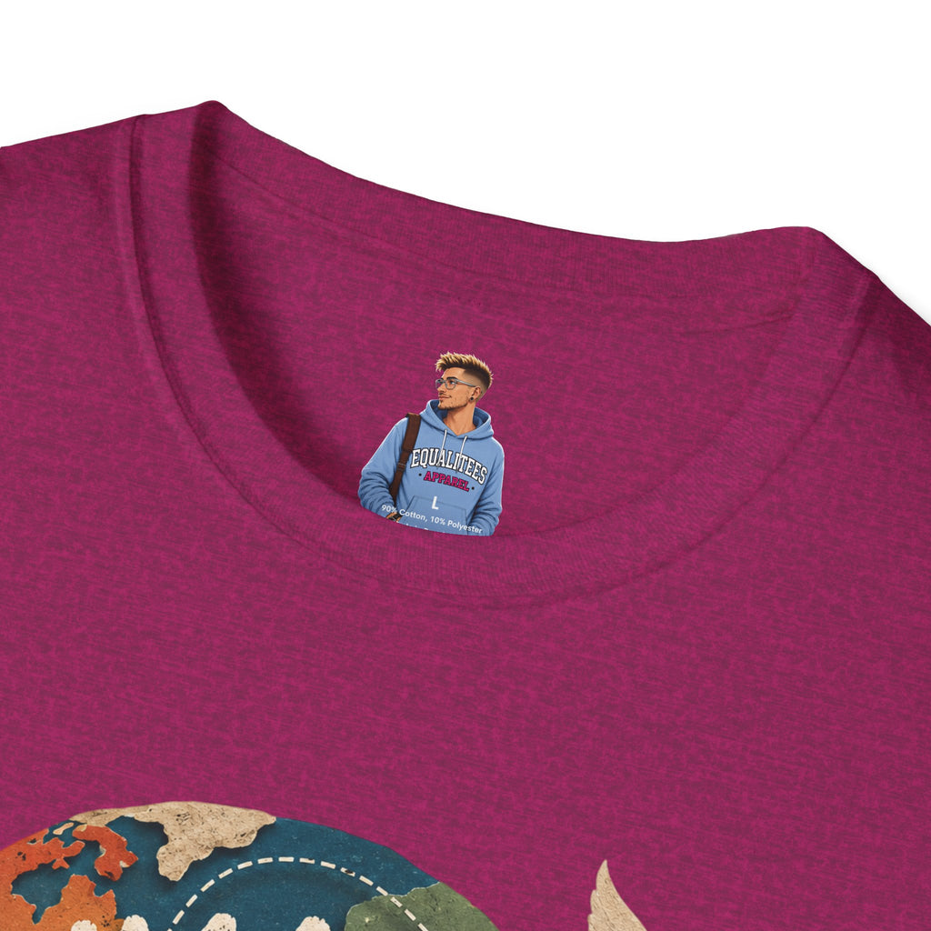 Humanity Has No Borders T-Shirt — Earth & Peace Graphic Tee