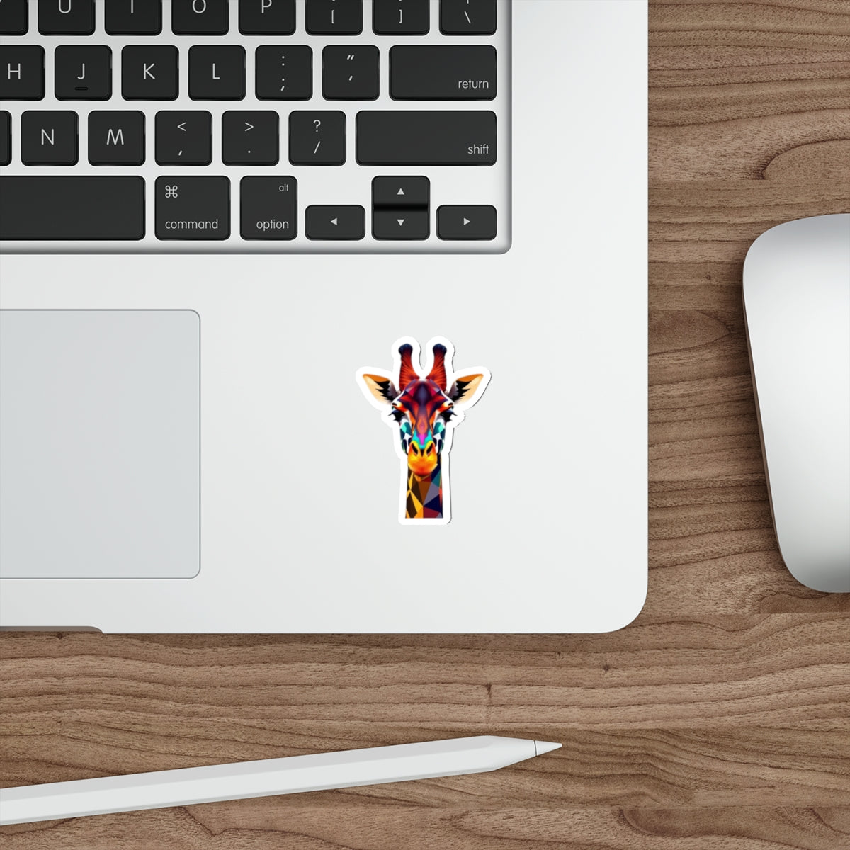 Giraffe Sticker - Die-Cut Stickers in Colorful LGBTQIA Colors