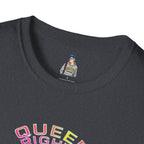 Unisex Softstyle T-Shirt - Queer Rights Are Human Rights Statement Tee