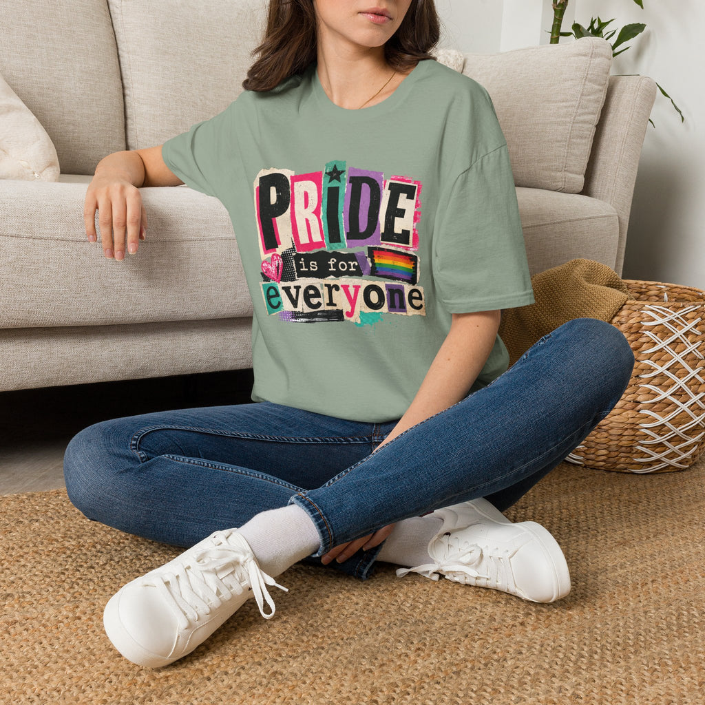 Pride Is for Everyone T-Shirt — Colorful LGBTQ+ Ally Tee