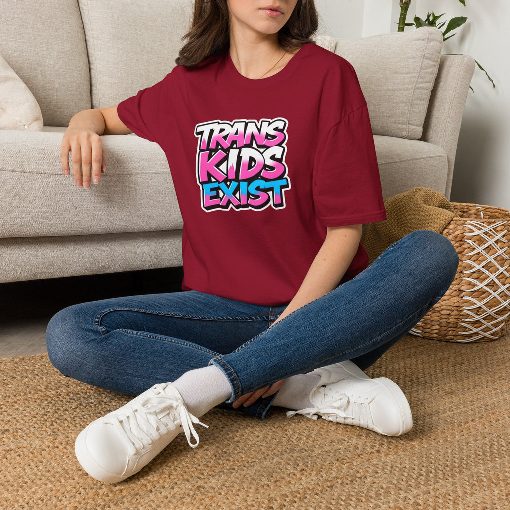 Trans Kids Exist Unisex Softstyle T-Shirt