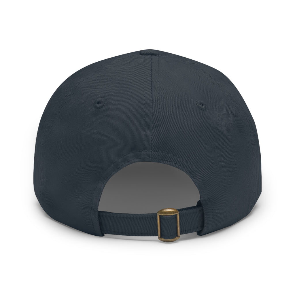 Stylish Dad Hat with FDT Leather Patch - Casual Sun Protection for Dads