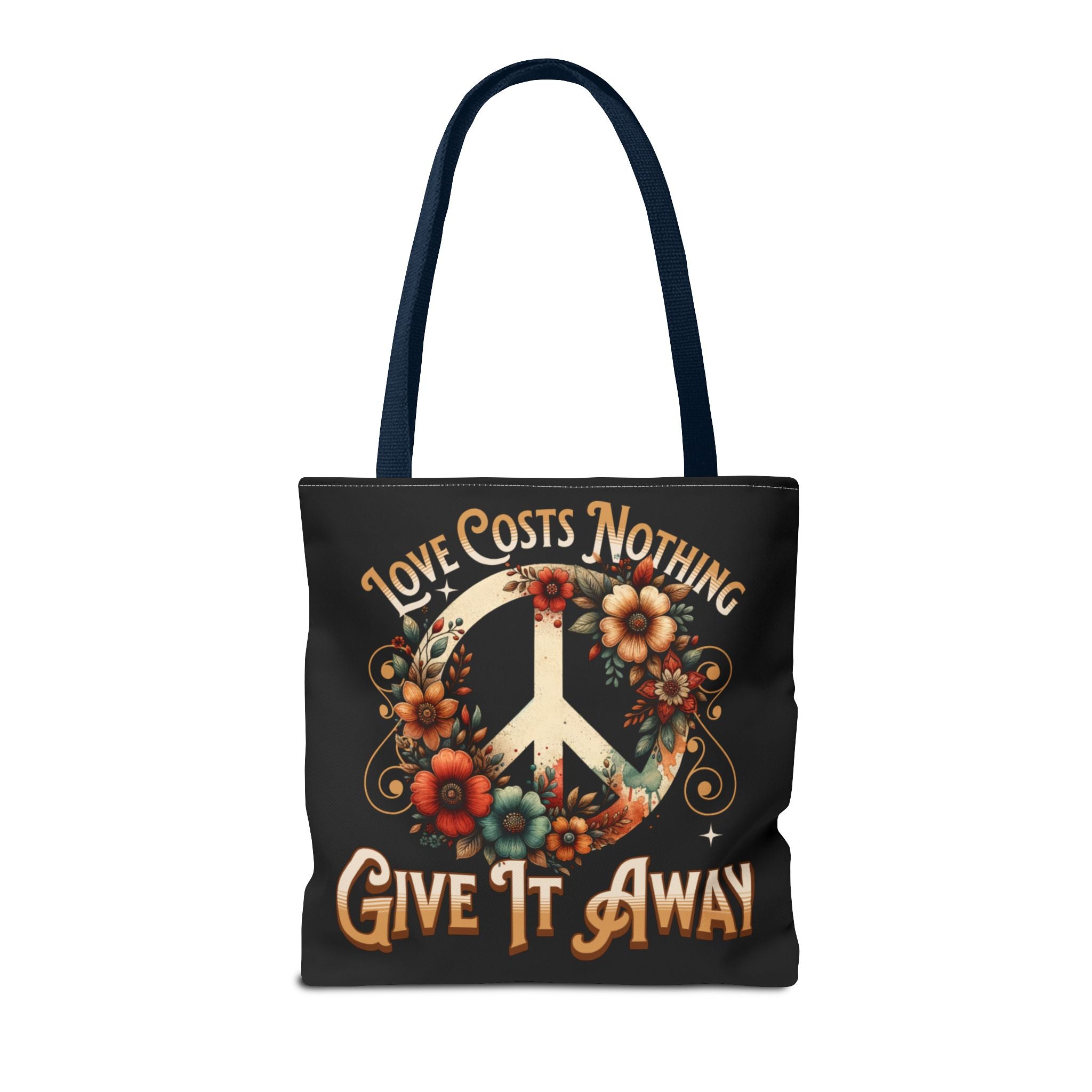 Love Costs Nothing, Give It Away Flag Tote Bag