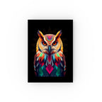 Fractal Owl Hard Backed Journal - Perfect for Gifts, Journaling, and Celebrations