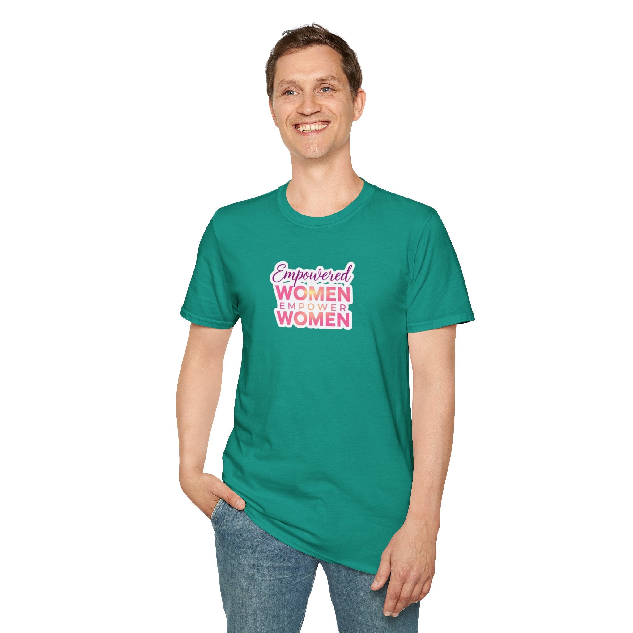Empowered Women T-Shirt | Unisex Softstyle Tee for Women’s Empowerment