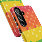 Rainbow Polka-Dot Tough Case for Android