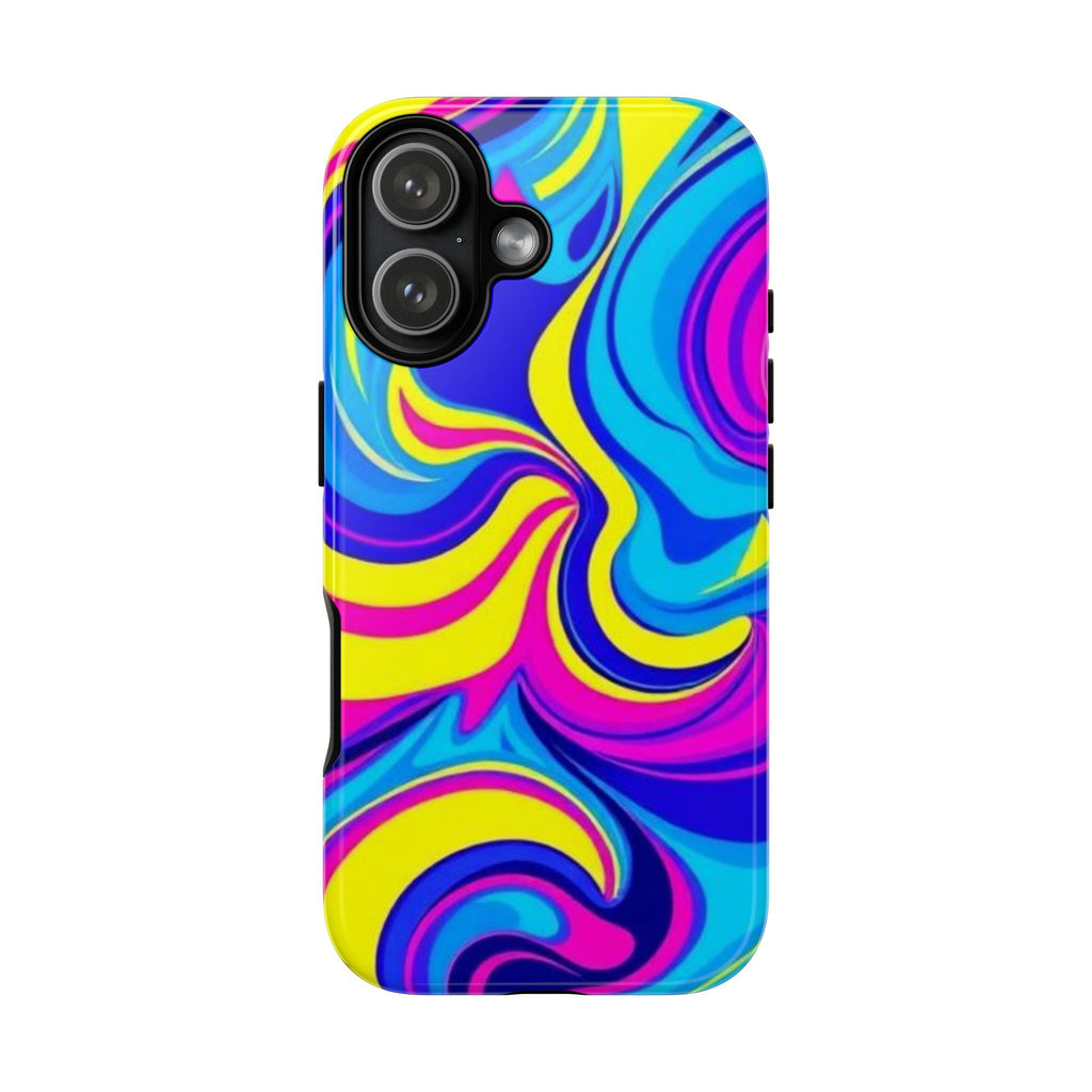 Psychedelic Swirl Tough Phone Case for iPhone