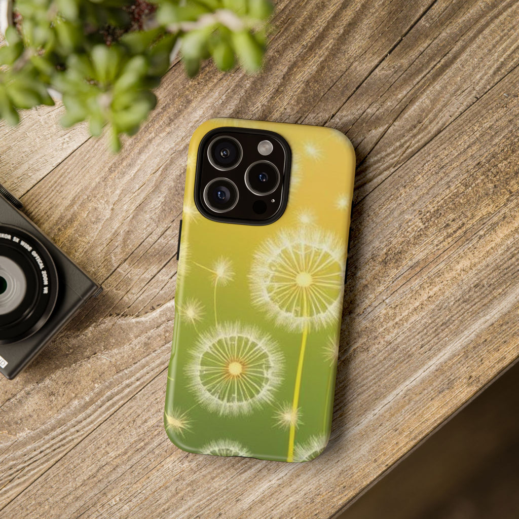 Dandelion Breeze Tough Phone Case for iPhone