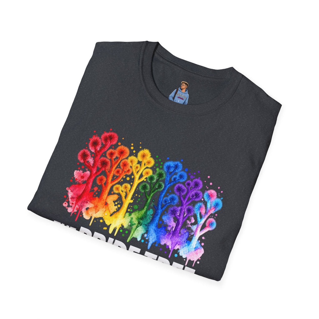Pride Tree Las Vegas White Text T-shirt