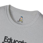 Teacher Advocate T-Shirt - Subtle Pride Educate Advocate Celebrate Design - EqualiTees.Me