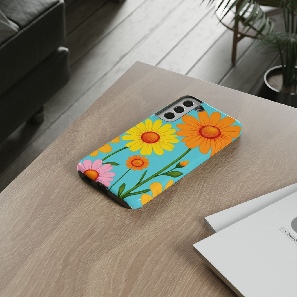 Floral Daisy Tough Case for Android
