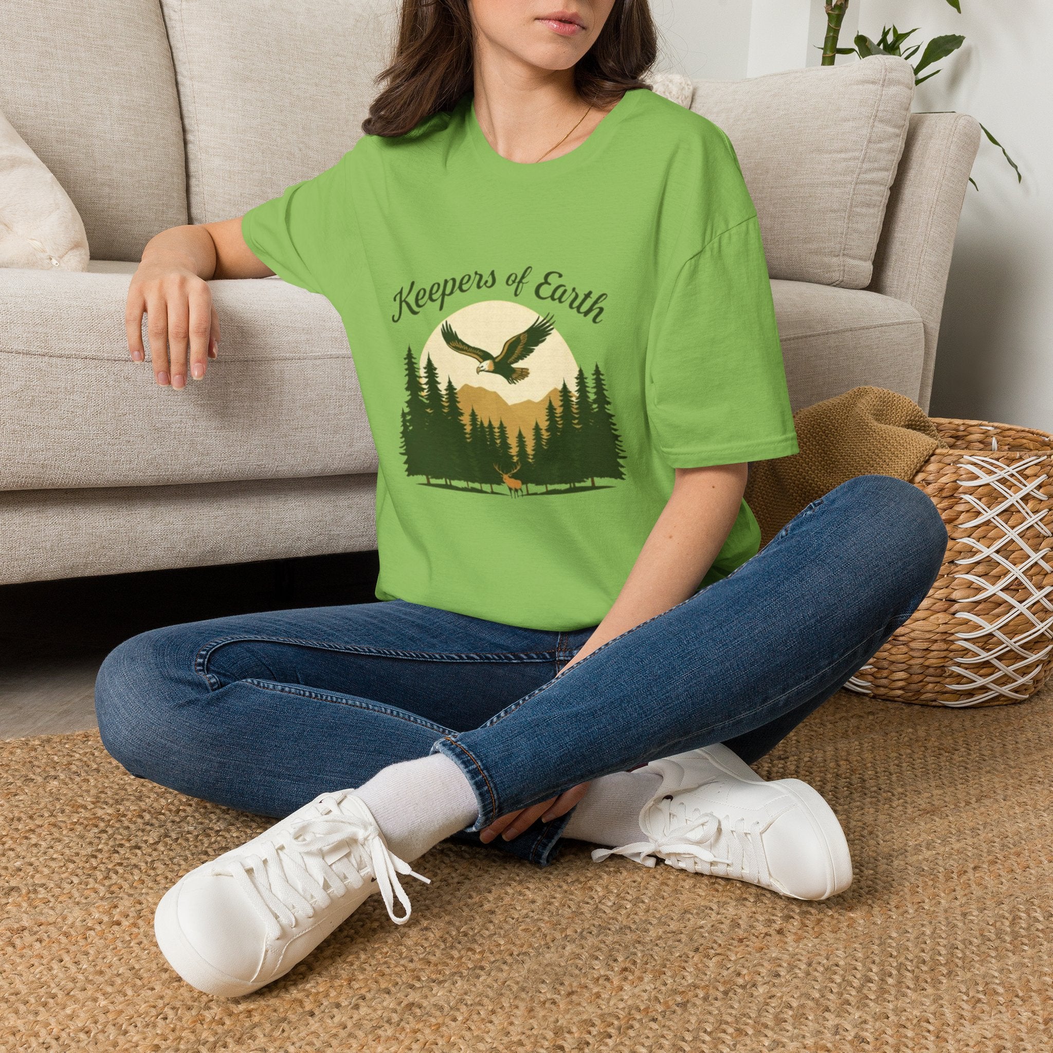 Keepers of the Earth Eagle and Elk T-shirt