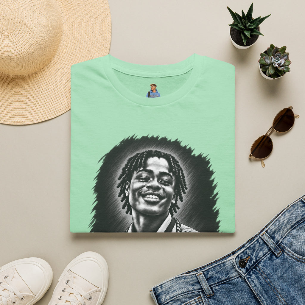 Smiling Portrait Front - In Memory of Pierre Damas Bel T-Shirt