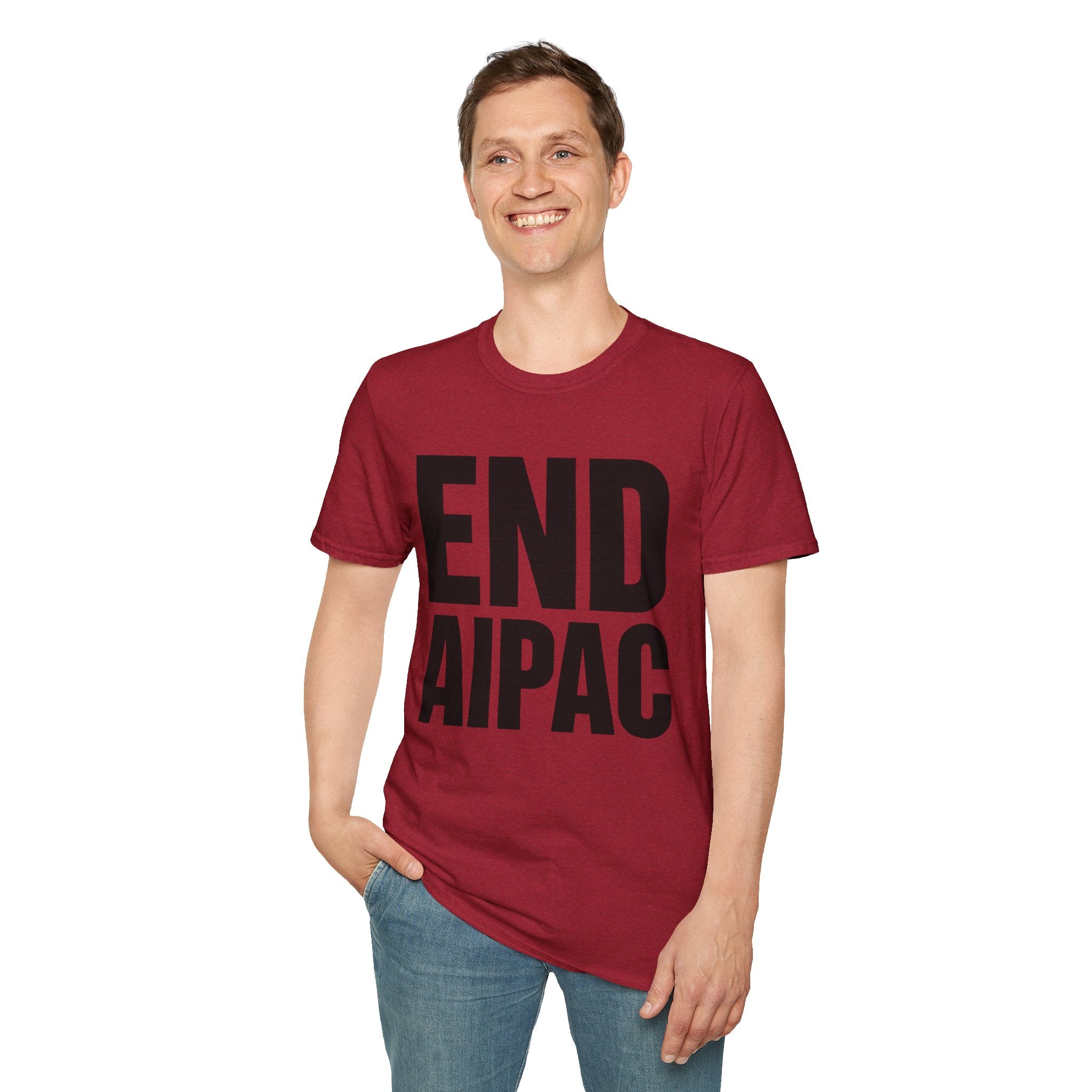 END AIPAC Bold Protest T-Shirt