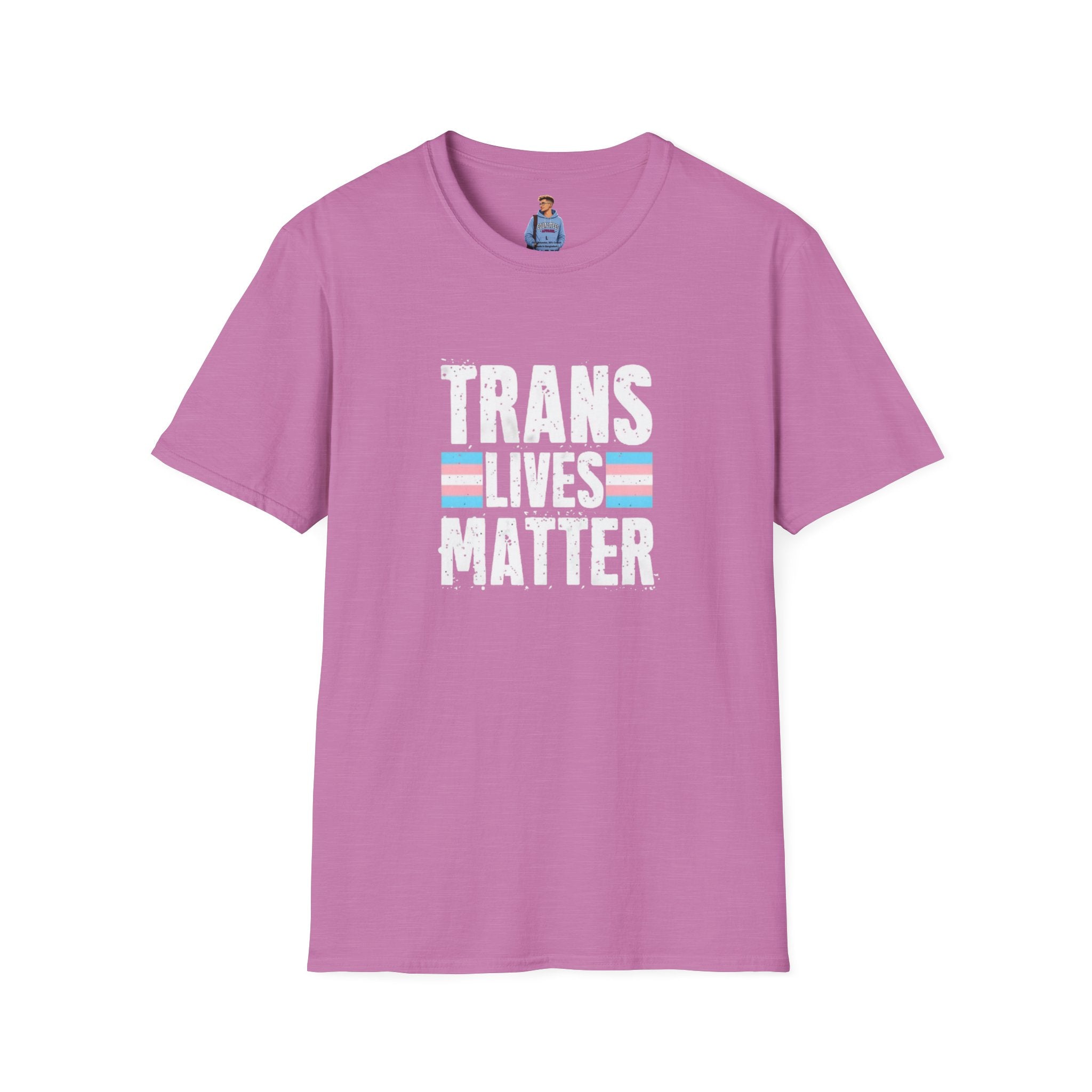 Trans Lives Matter Unisex Softstyle T-Shirt - Support LGBTQ+ Rights