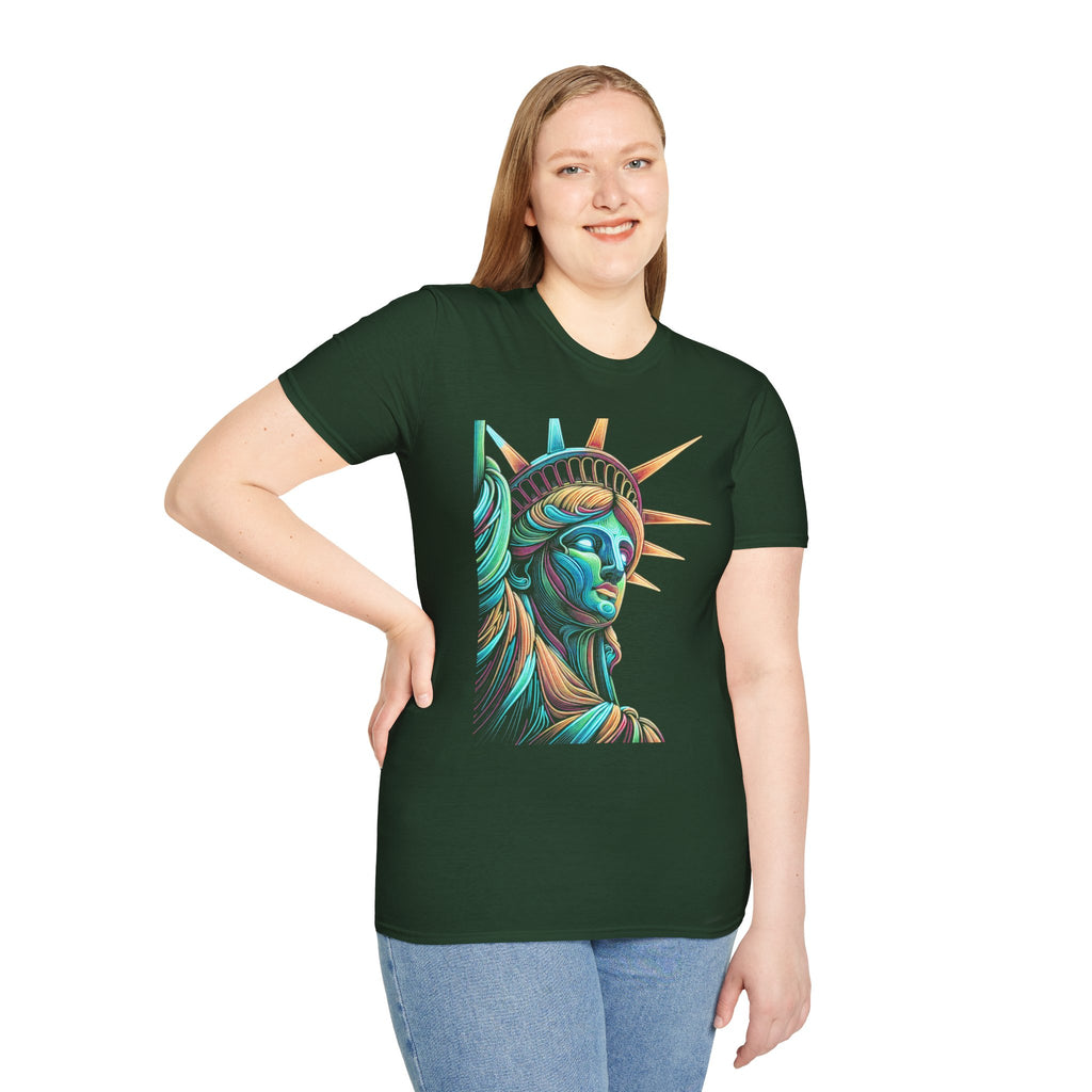 Lady Liberty - Softstyle Unisex T-Shirt