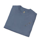 Live and Let Live Safety Pin Unisex Softstyle T-Shirt - Casual LGBTQ+ Pride Tee