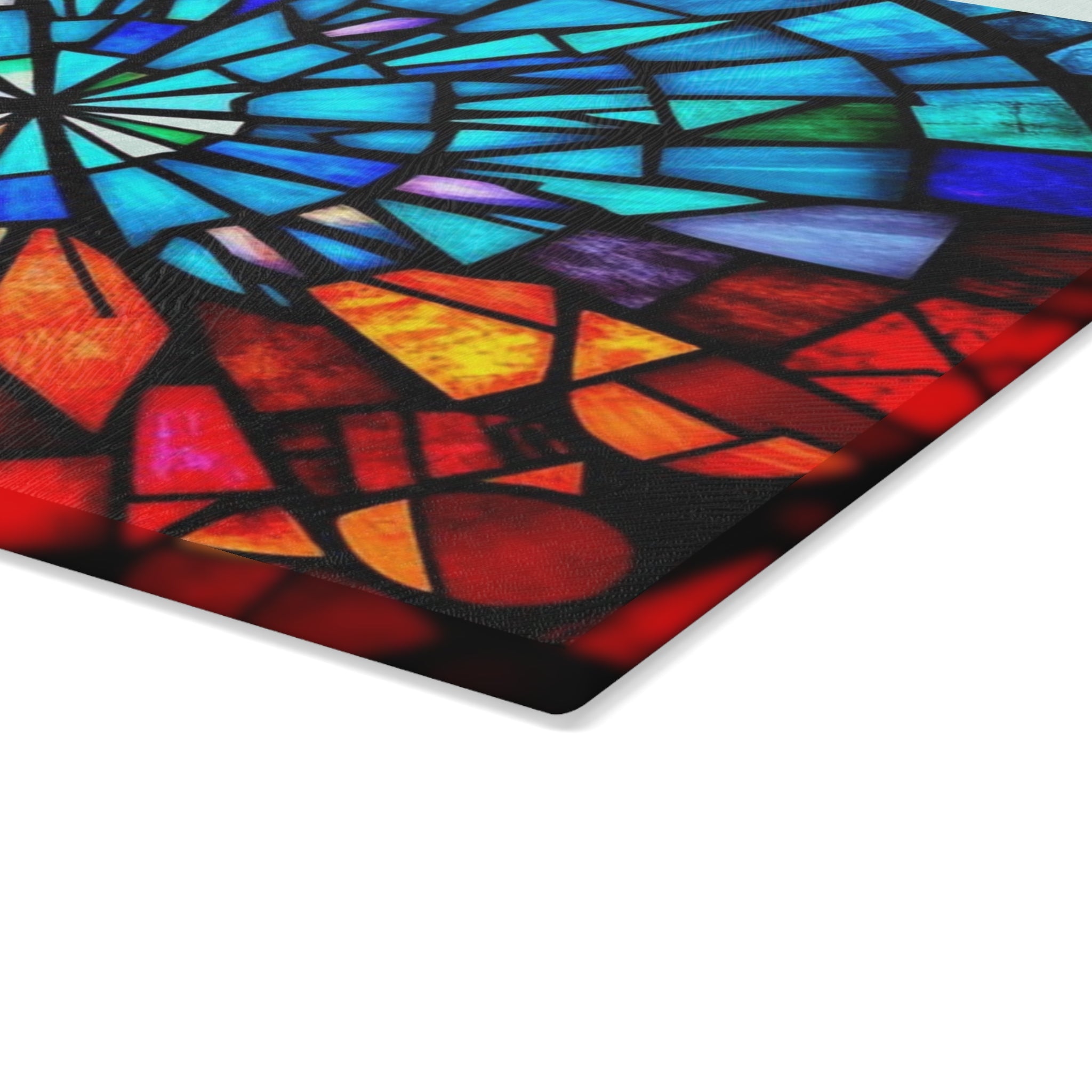 Stained Glass Cutting Board - Colorful Kitchen Decor