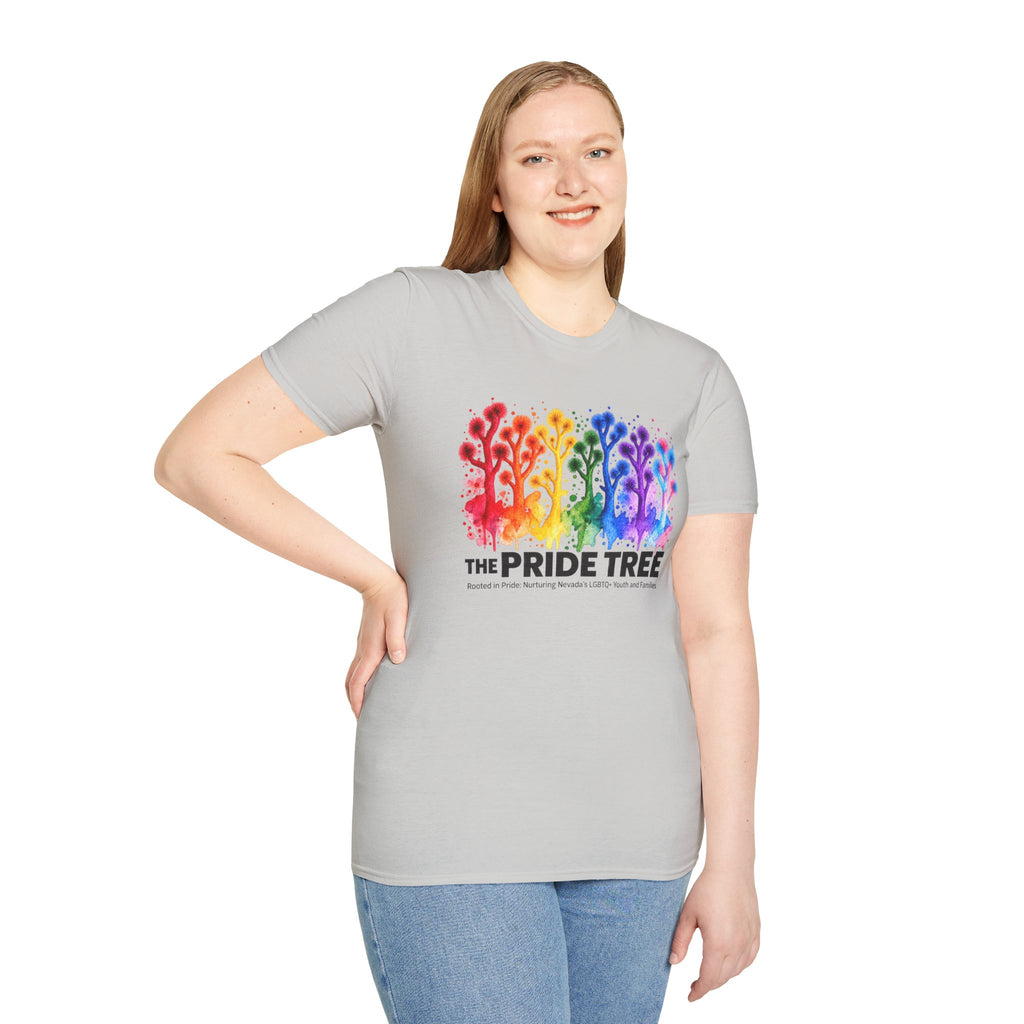 Pride Tree Las Vegas T-Shirt - Black Text