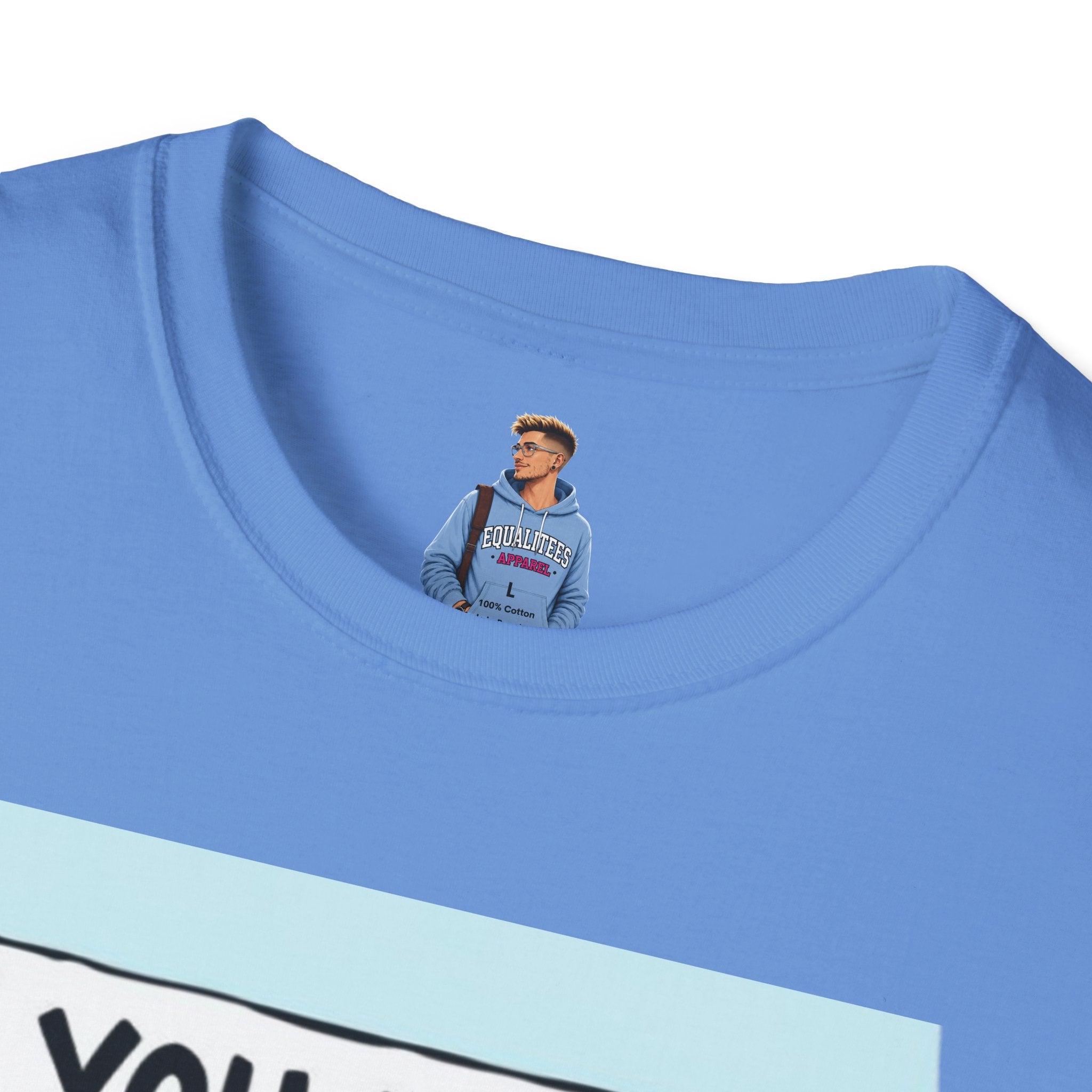 You Don't Know Me Enough to Hate Me Trans Pride T-Shirt - Unisex Softstyle Tee for Casual Wear