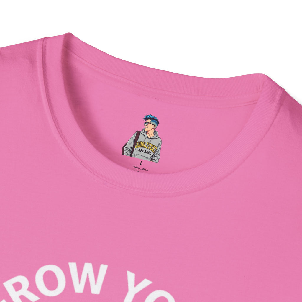 Grow Your Own Way Trans Pride Unisex T-Shirt - Floral Design for Garden Lovers