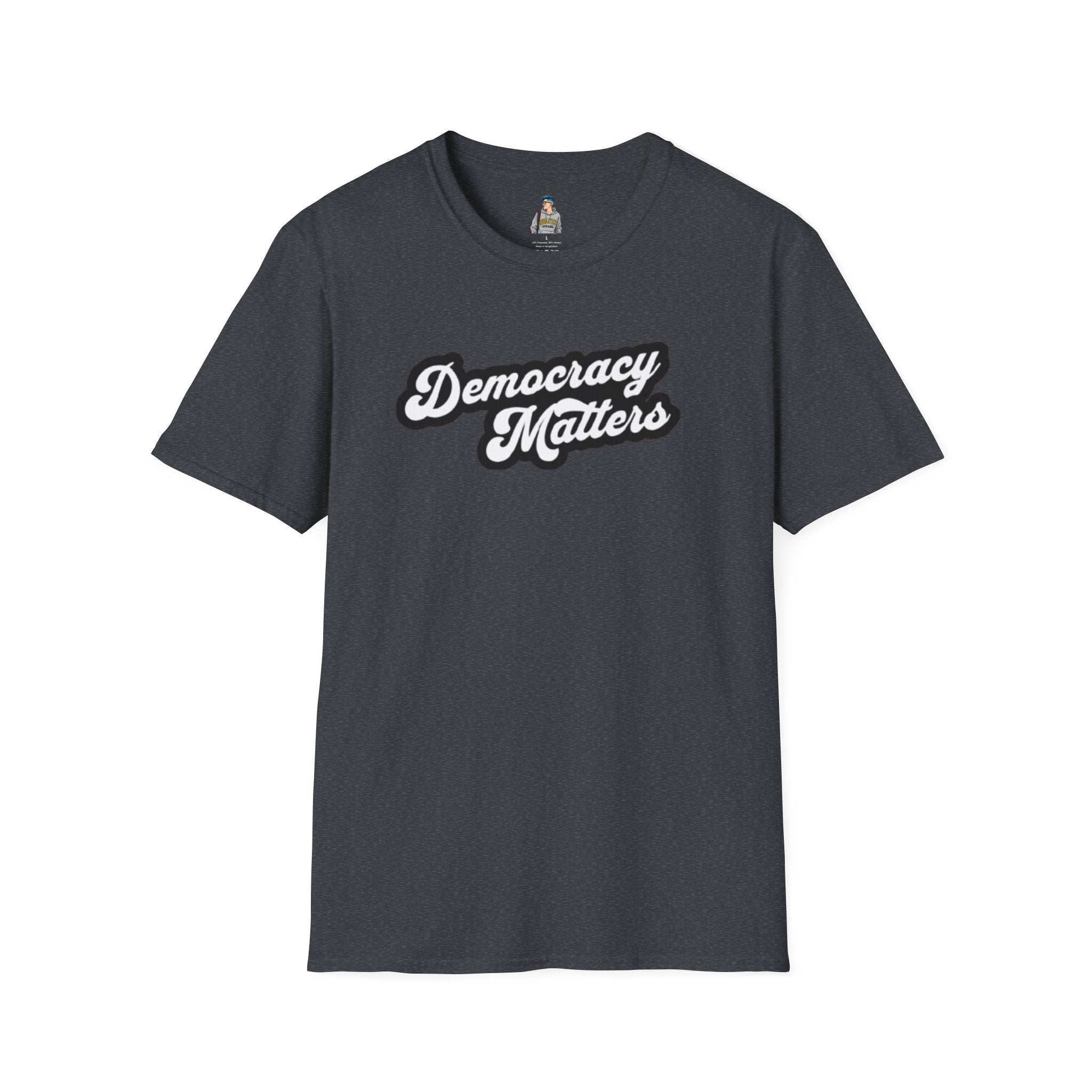 Unisex Softstyle T-Shirt - "Democracy Matters" & " We The People Are Pissed Off" Graphic Tee