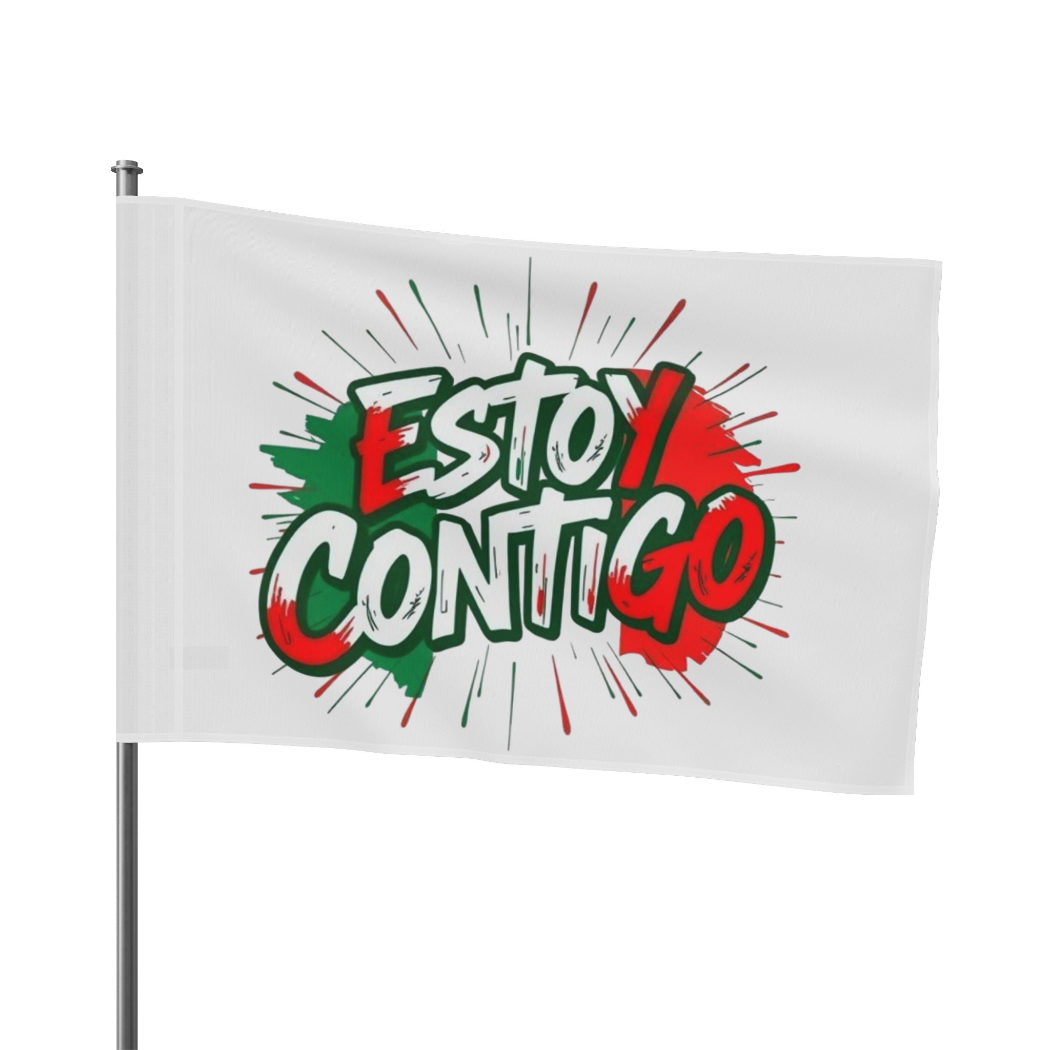 Estoy Contigo (I Stand With You) - Protest Flag