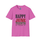 Juneteenth T-Shirt — "Happy Juneteenth" Celebration Tee