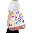 Falling Hearts Tote Bag