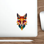 Fractal Fox Die-Cut Sticker