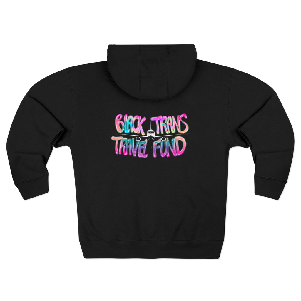 BTTF - Black Trans Travel Fund Unisex Zip-Up Hoodie