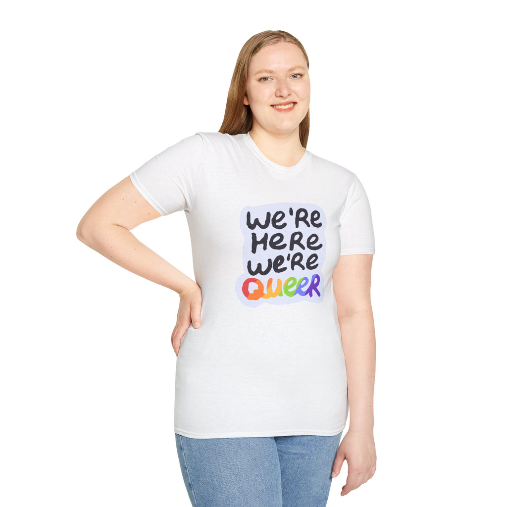 We’re Here We’re Queer Pride Tree Las Vegas T-Shirt
