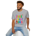 Free Parent Hugs T-Shirt — Colorful Affirming Pride