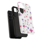 Pink Wildflower Tough Case for Android