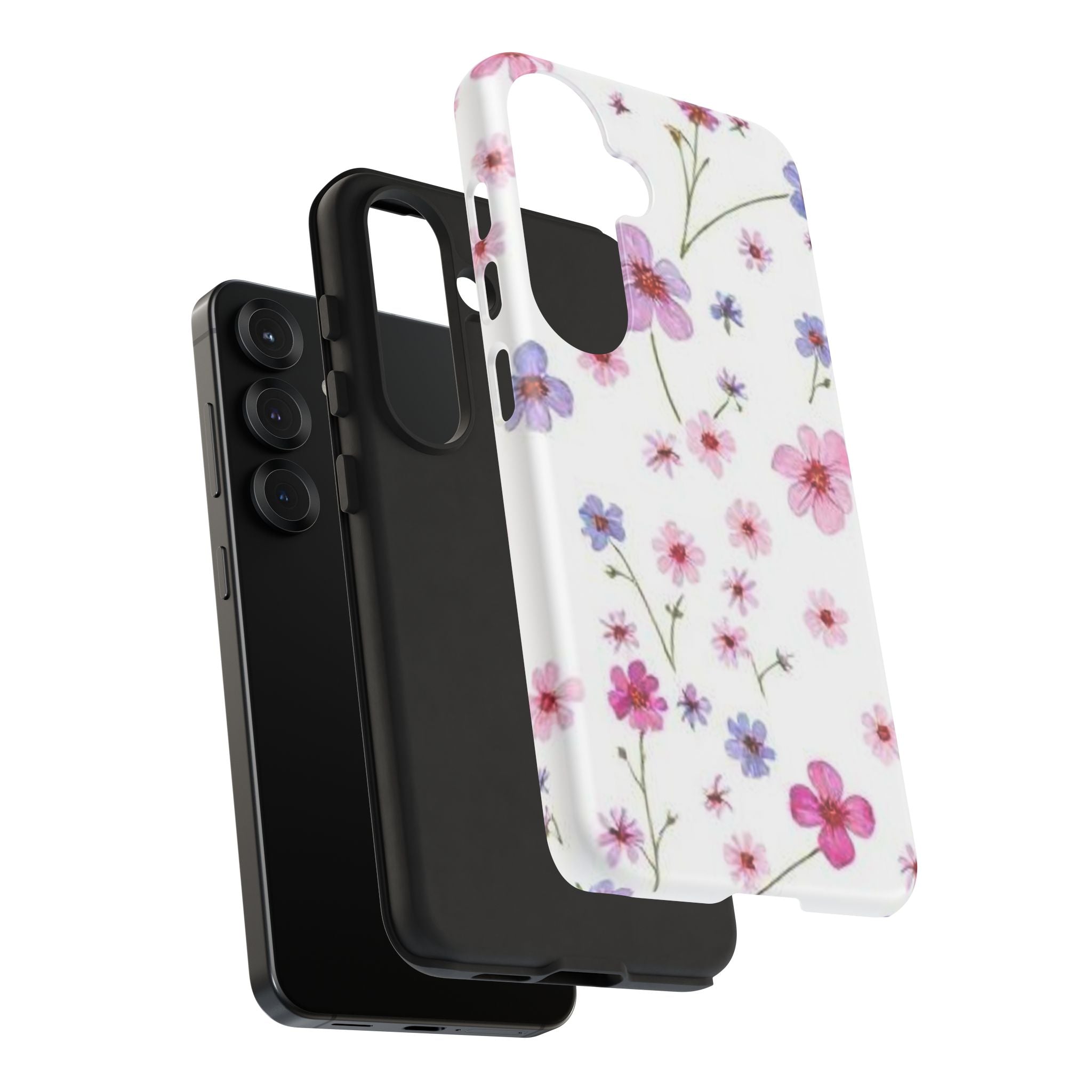 Pink Wildflower Tough Case for Android