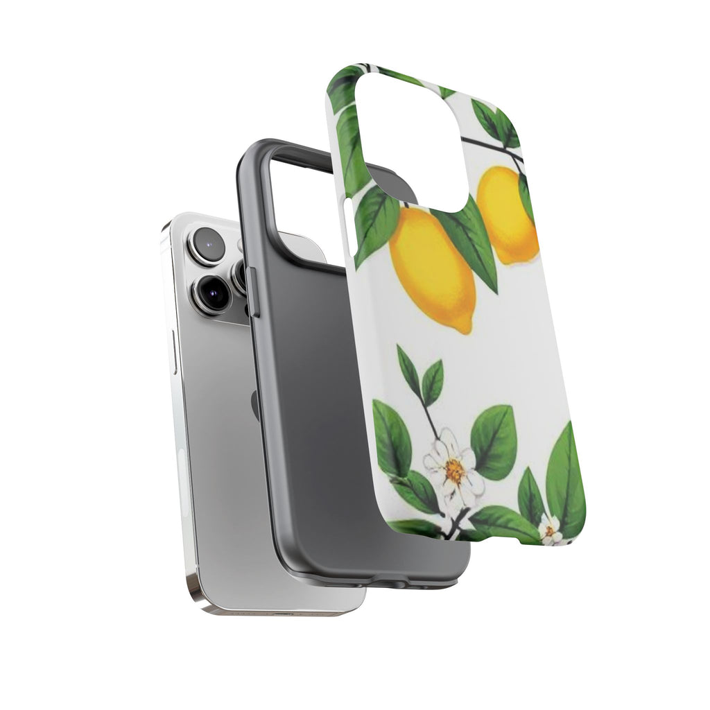 Lemon Blossom Tough Phone Case for iPhone
