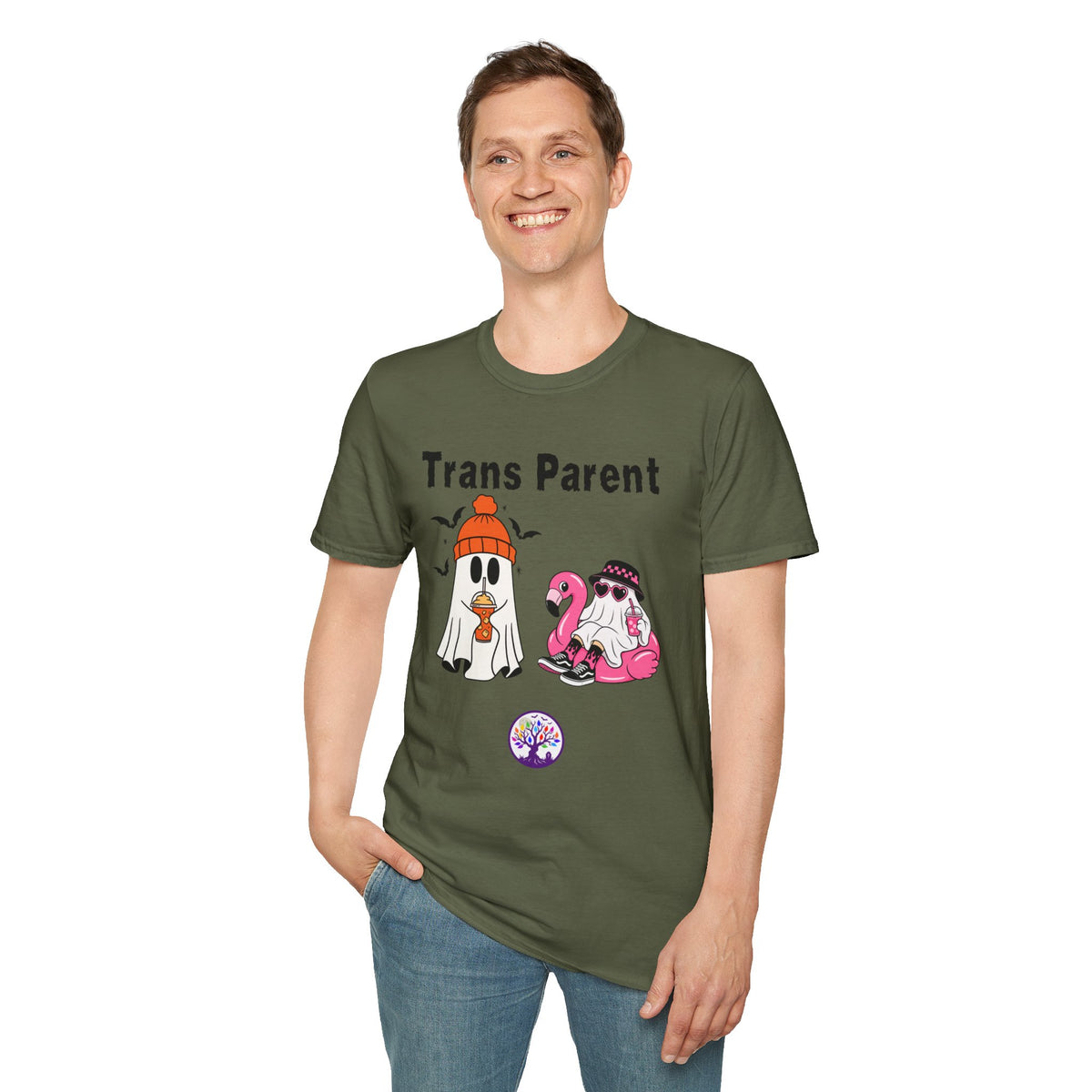 Trans Parent 6 Halloween Pride Tree Las Vegas T-Shirt