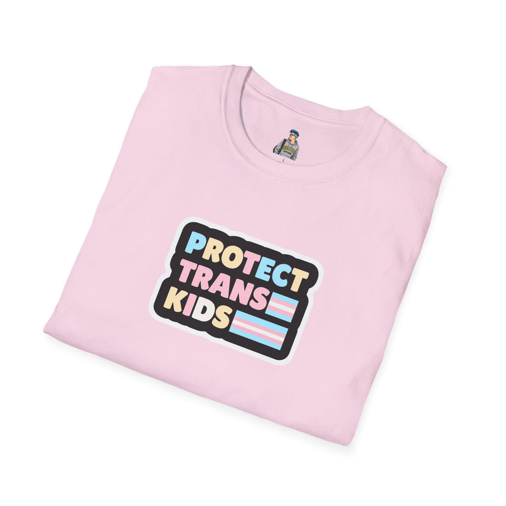 "Protect Trans Kids" Unisex Softstyle T-Shirt - Empowerment & Pride Apparel
