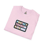 "Protect Trans Kids" Unisex Softstyle T-Shirt - Empowerment & Pride Apparel