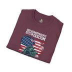 Patriotic Anti-Fascism T-Shirt - Voting for a Traitor Makes You One - Unisex Softstyle T-shirt